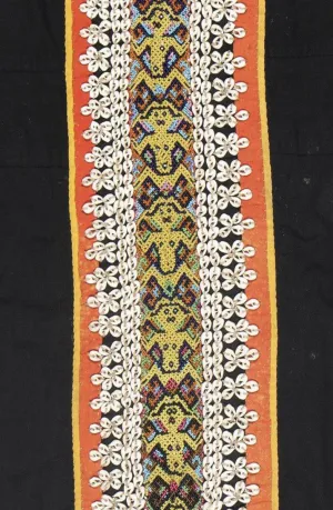 1505 Antique Iban Wedding Skirt Beaded Band Kain Lekok Textile