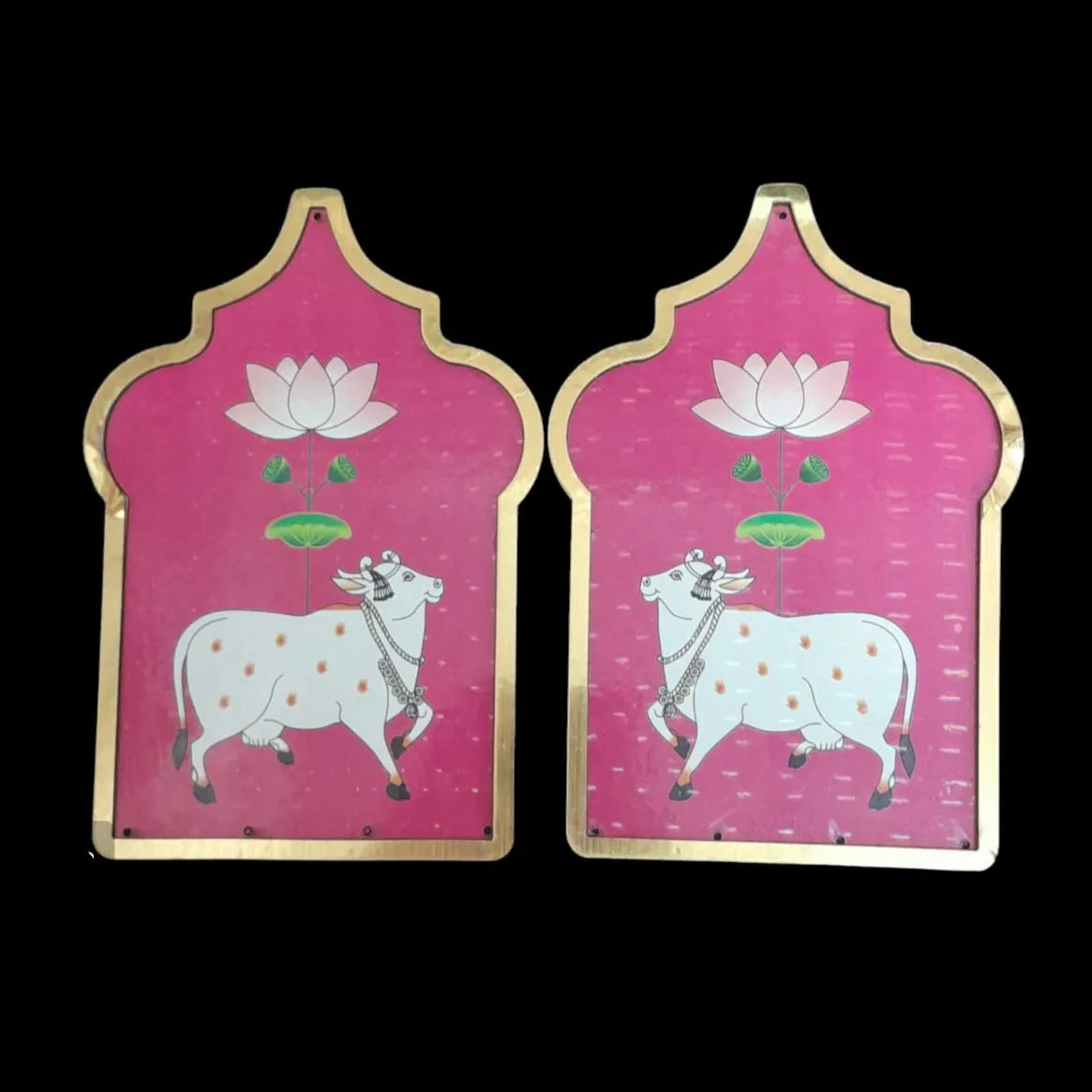 6" MDF cow - set of 4