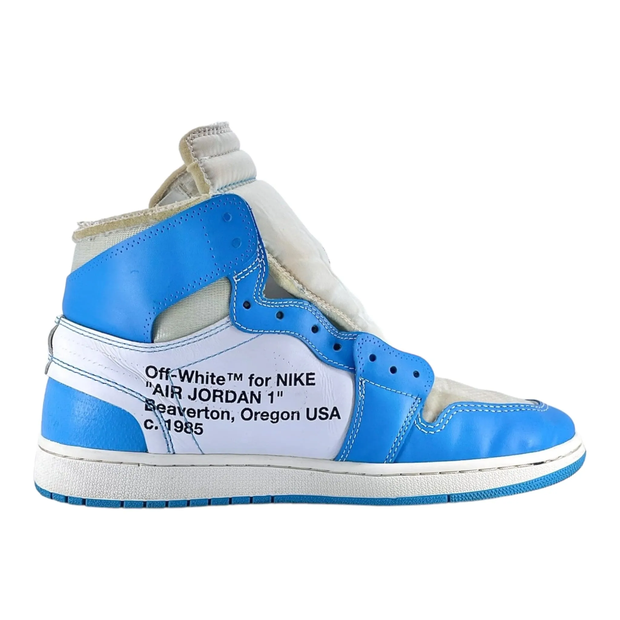 Air Jordan 1 Retro High Off-White University Blue Pre-Owned