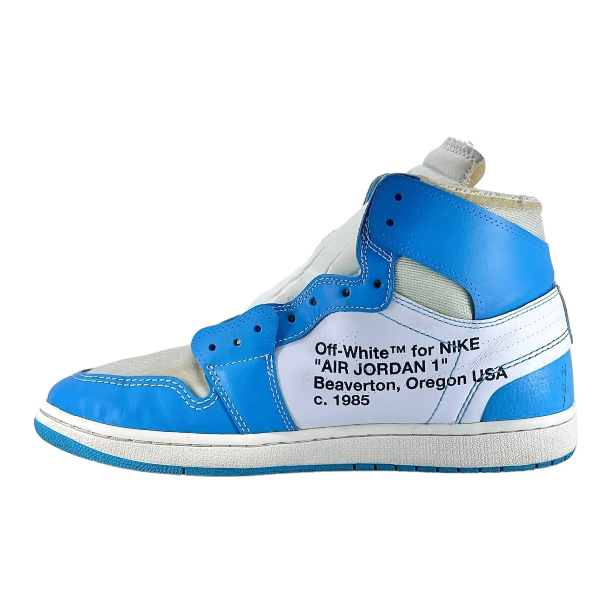 Air Jordan 1 Retro High Off-White University Blue Pre-Owned