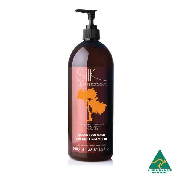 Argan Body Wash - Orange & Grapefruit