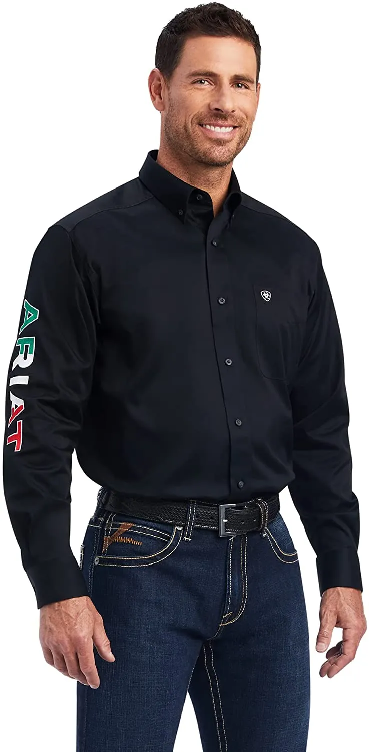 Ariat Men's Team Logo Twill Fitted Shirt