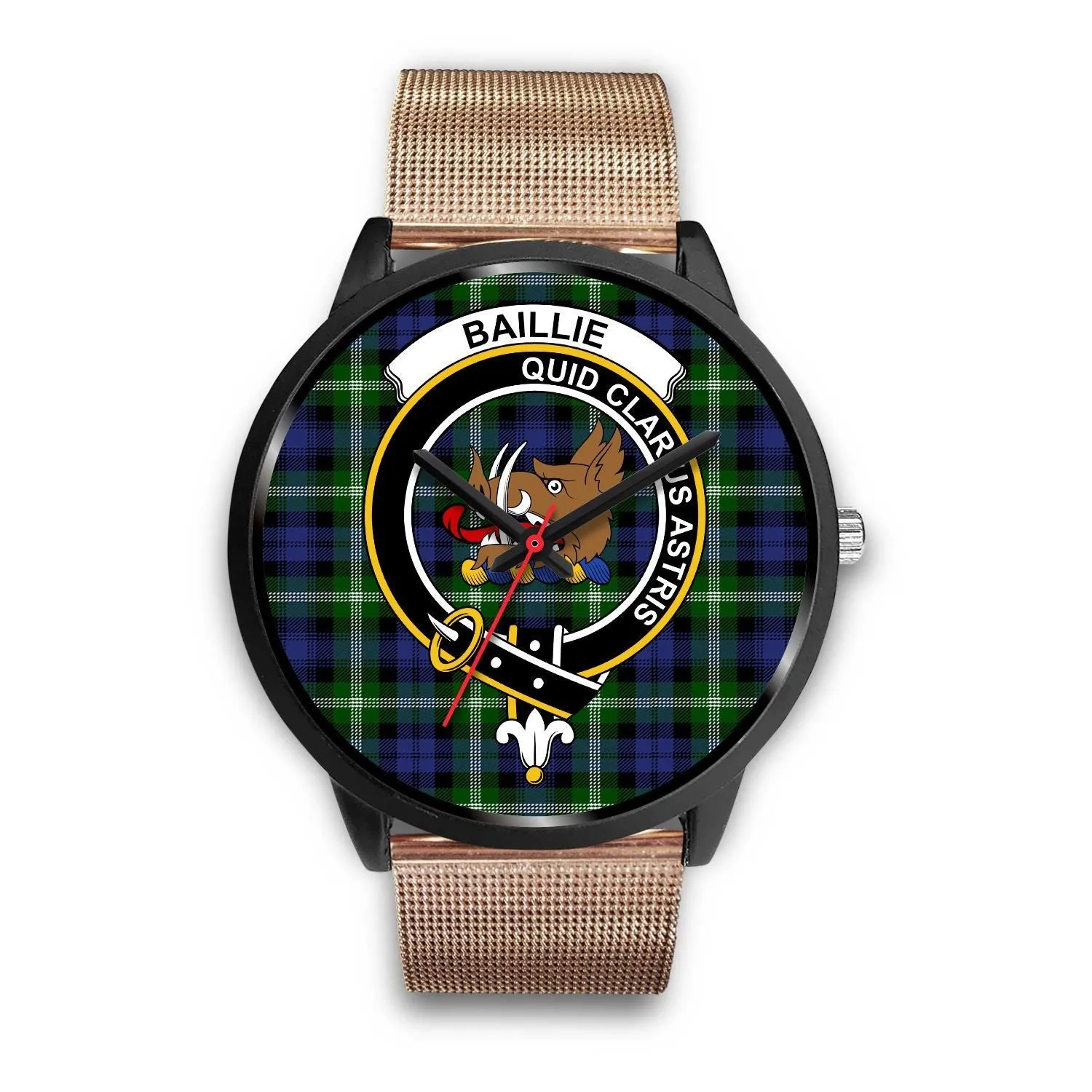 Baillie Modern Clan Badge Tartan Black Watch