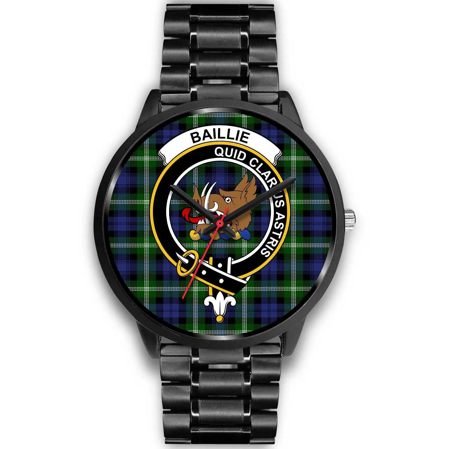 Baillie Modern Clan Badge Tartan Black Watch