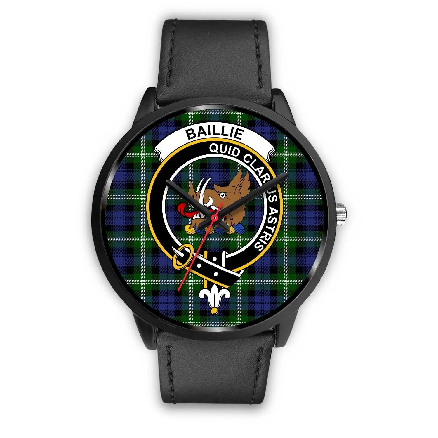 Baillie Modern Clan Badge Tartan Black Watch