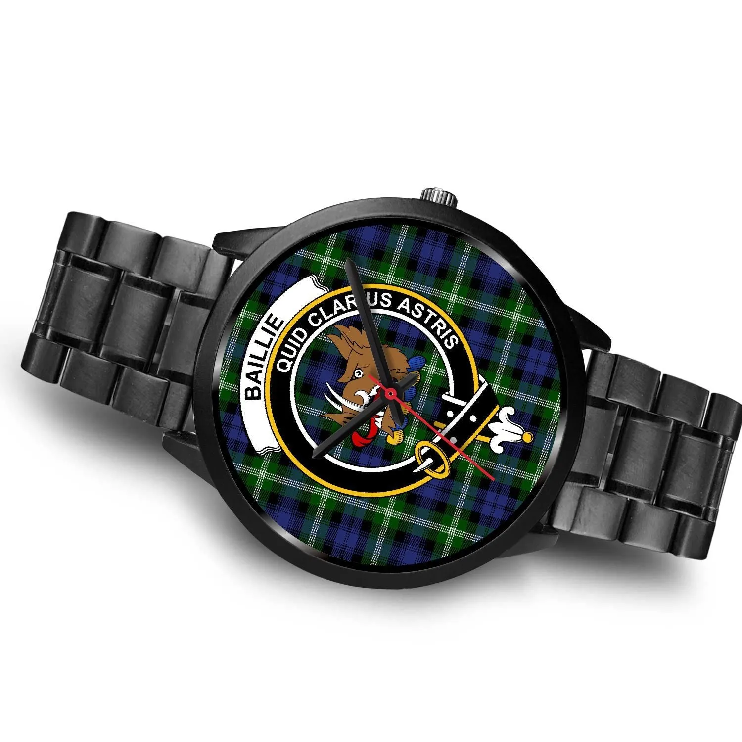 Baillie Modern Clan Badge Tartan Black Watch