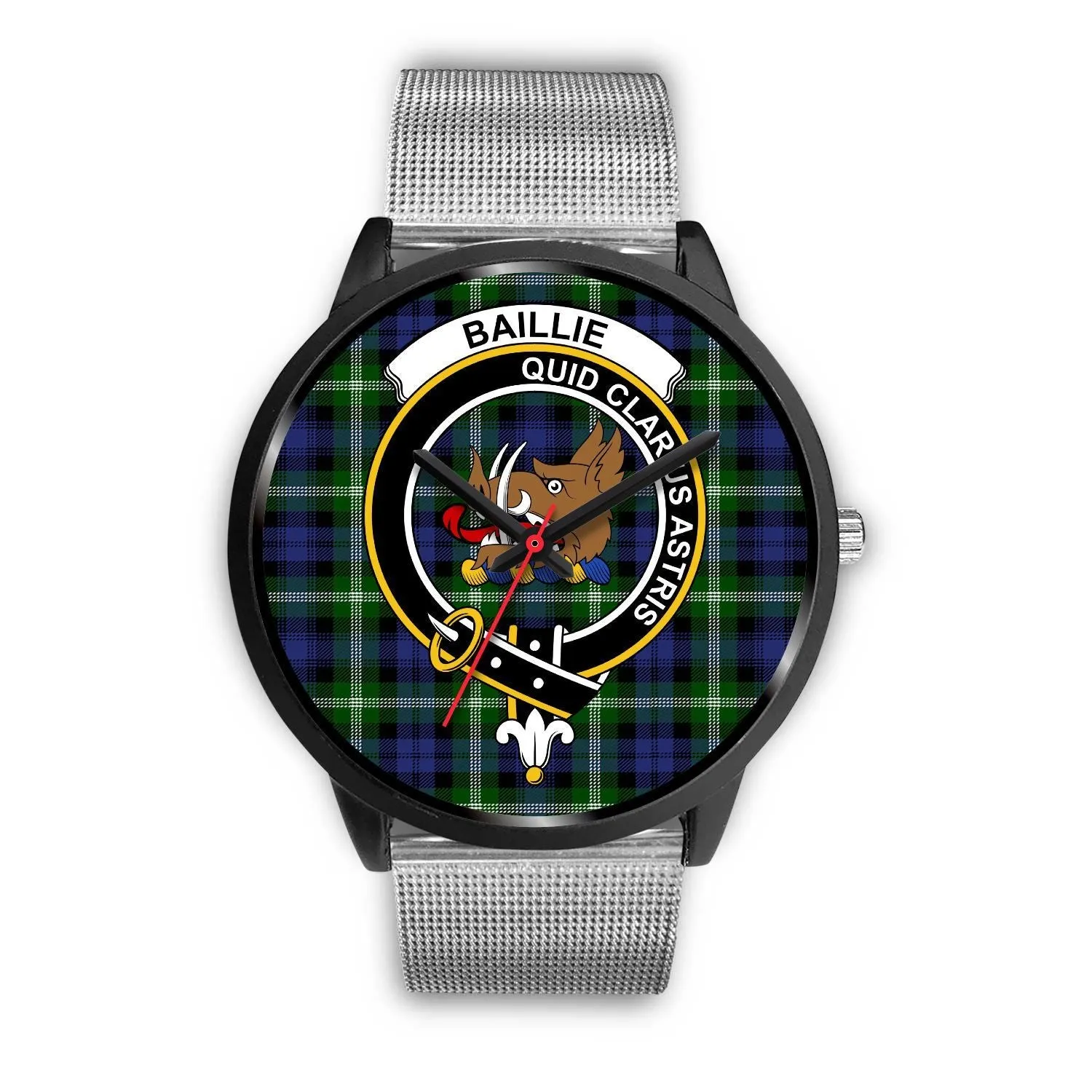 Baillie Modern Clan Badge Tartan Black Watch