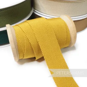 Cotton 25mm No.5 Millinery Petersham Hat Ribbon