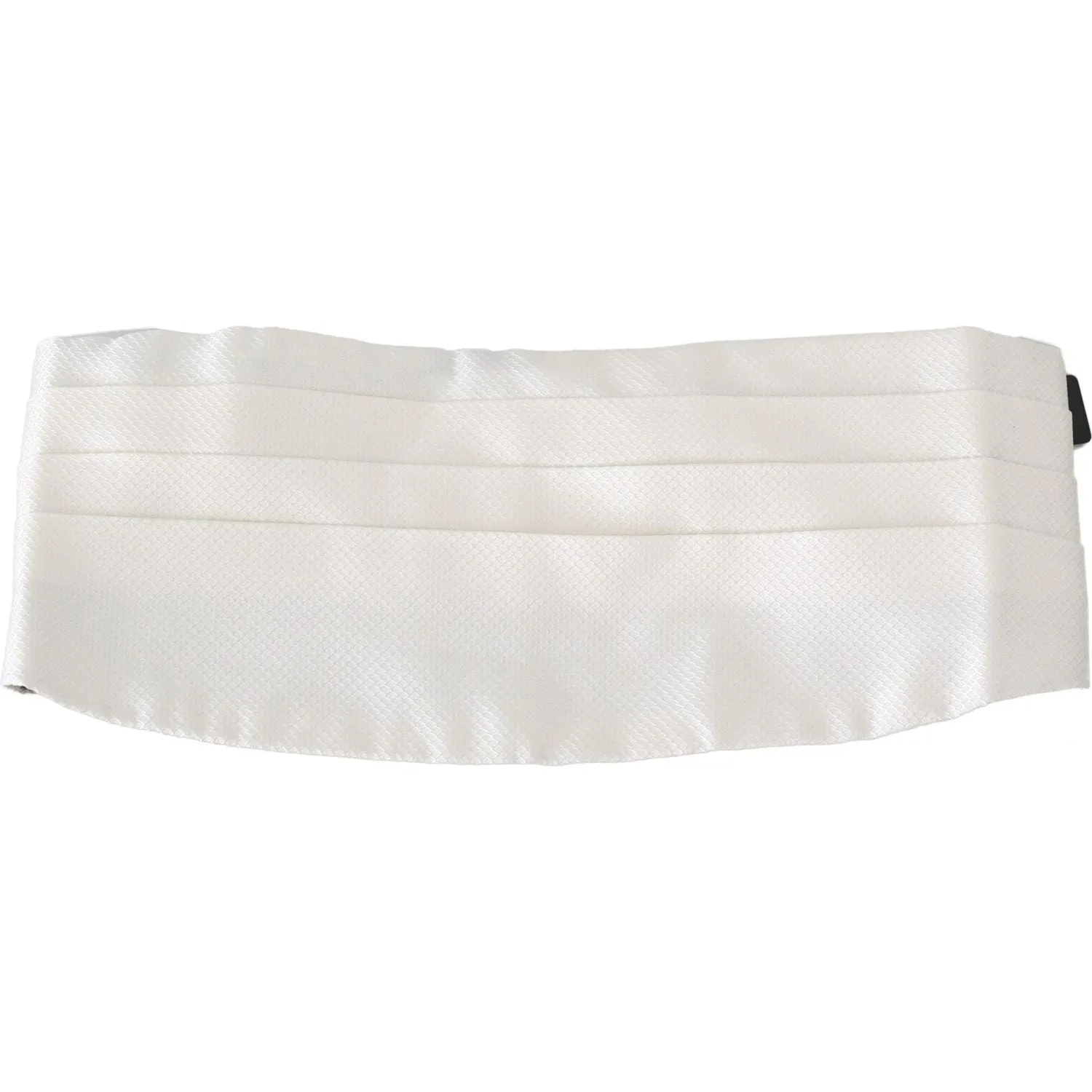 Dolce & Gabbana Elegant Silk White Patterned Cummerbund