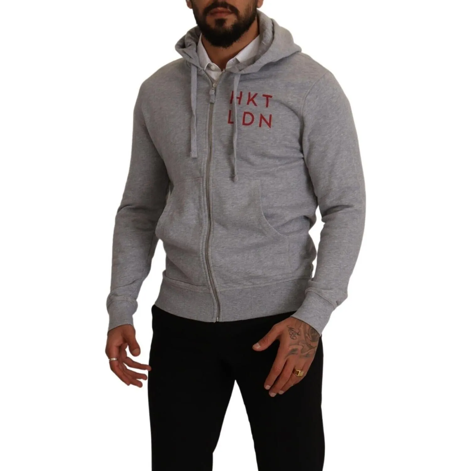 Elegant Hackett Full Zip Hooded Sweater