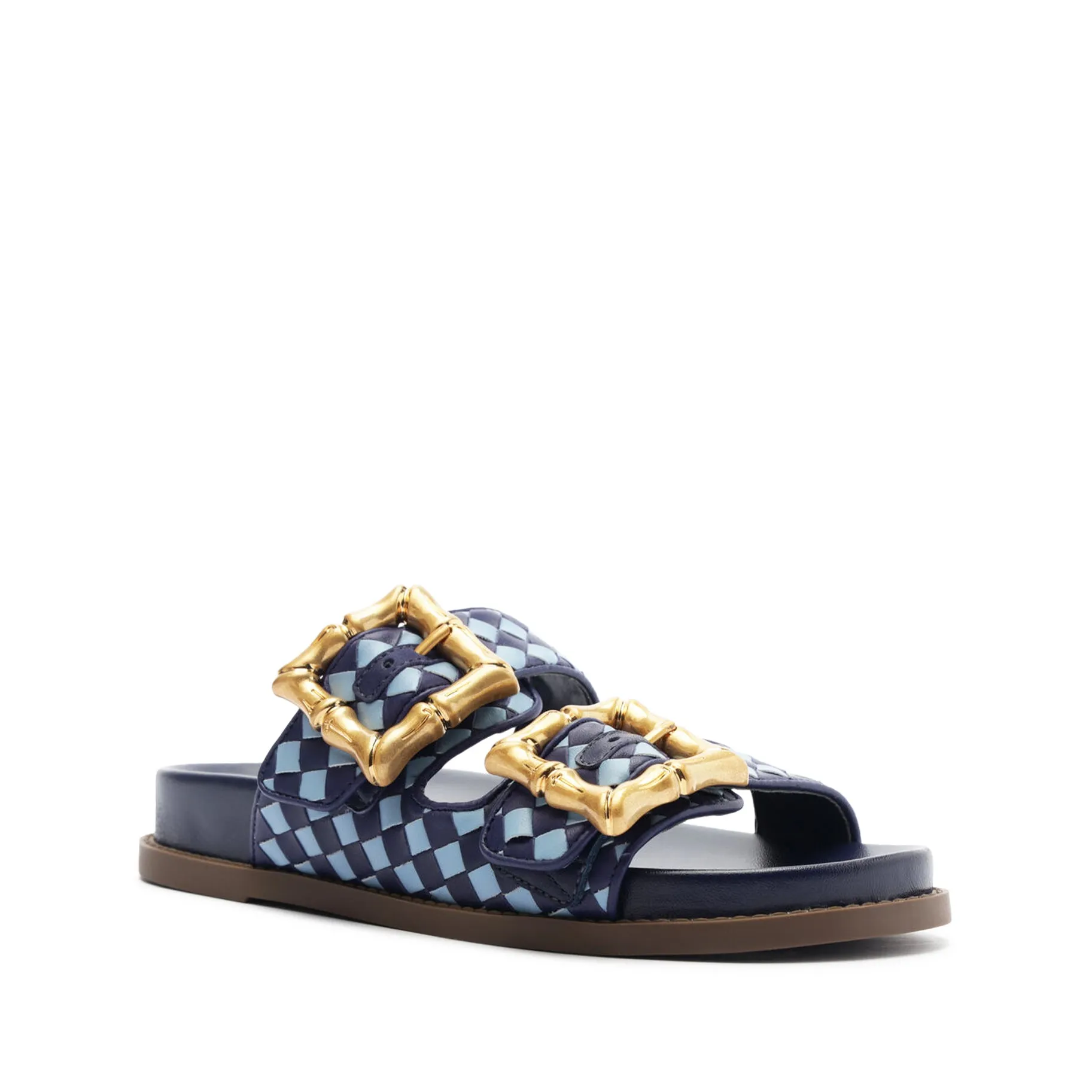 Enola Sporty Woven Leather Sandal