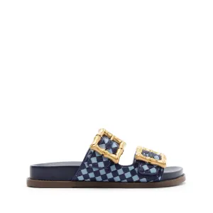 Enola Sporty Woven Leather Sandal