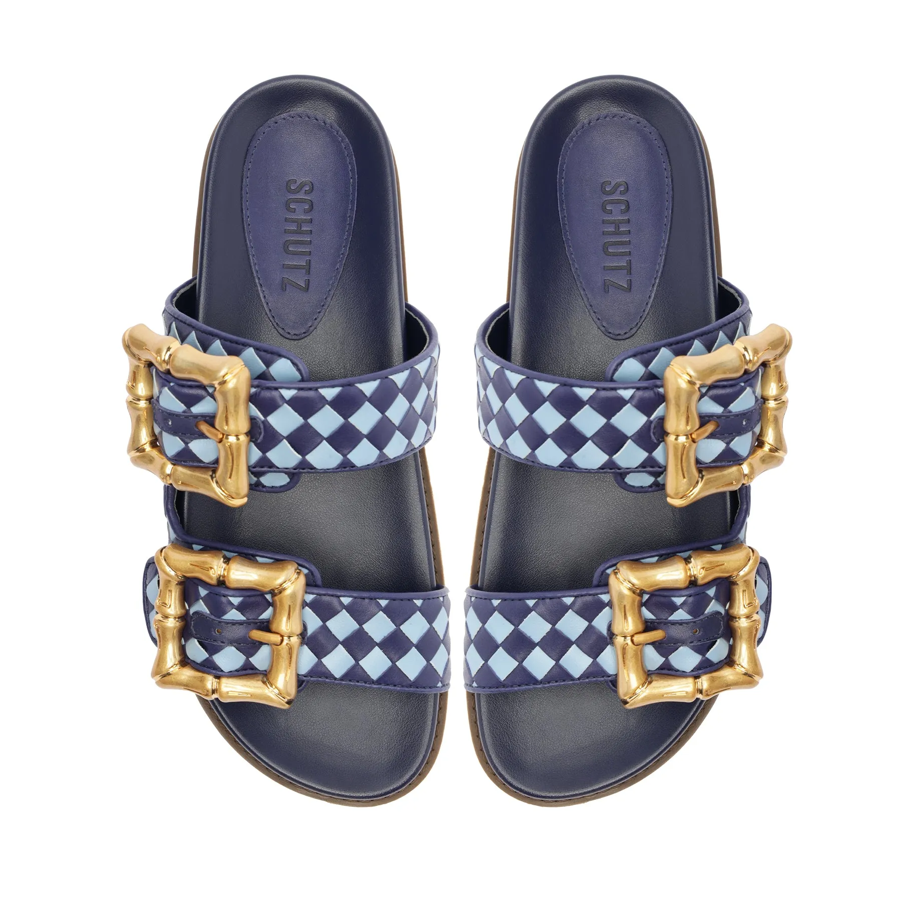 Enola Sporty Woven Leather Sandal