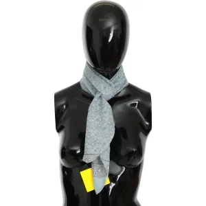 Ermanno Scervino Elegant Silk Bandana Wrap Shawl Scarf