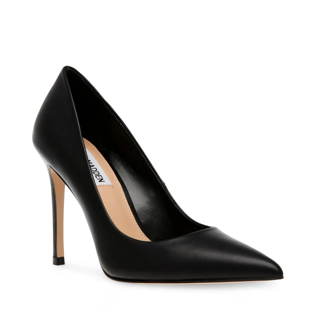 Evelyn-E Pump BLACK LEATHER