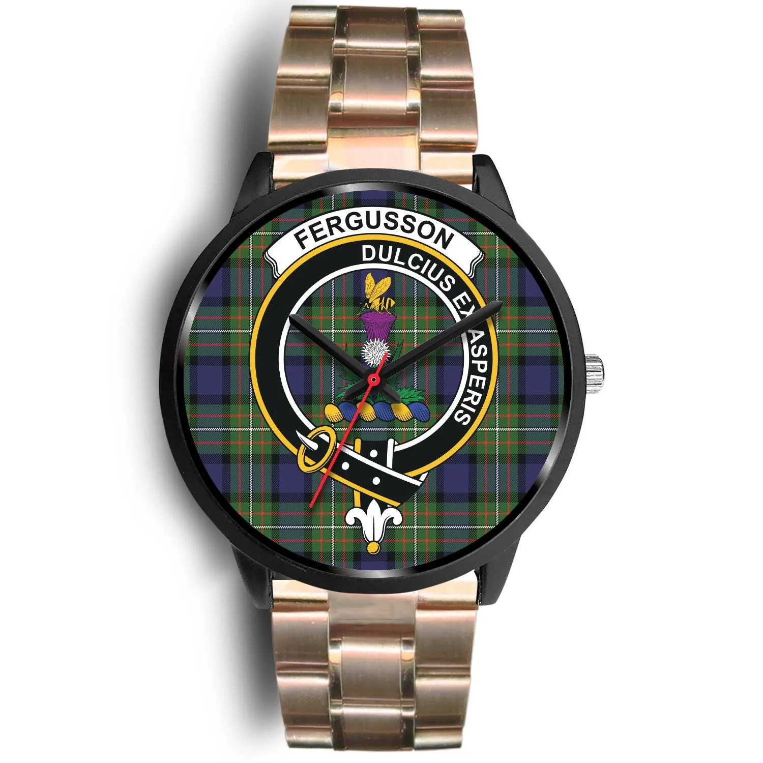 Fergusson Modern Clan Badge Tartan Black Watch