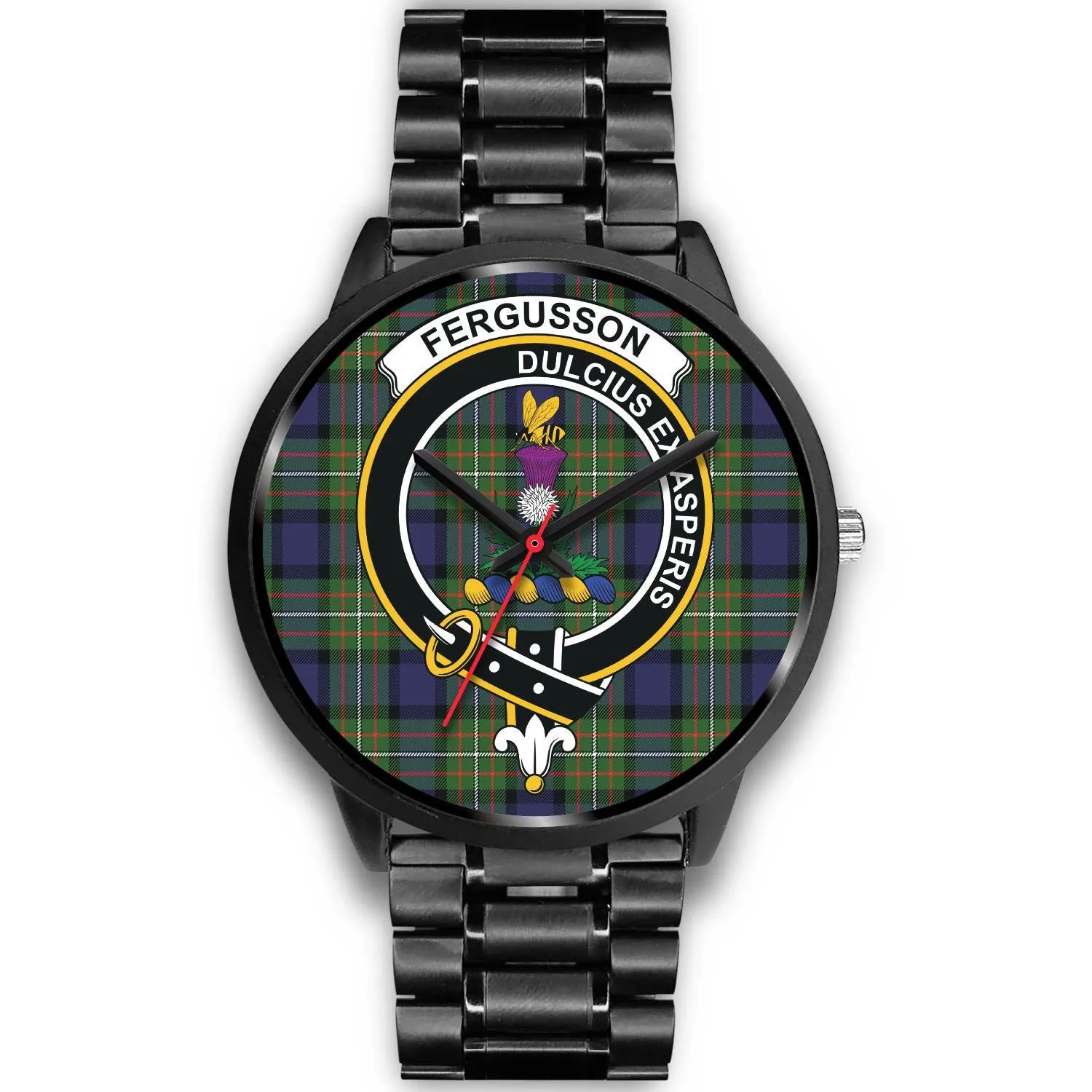 Fergusson Modern Clan Badge Tartan Black Watch