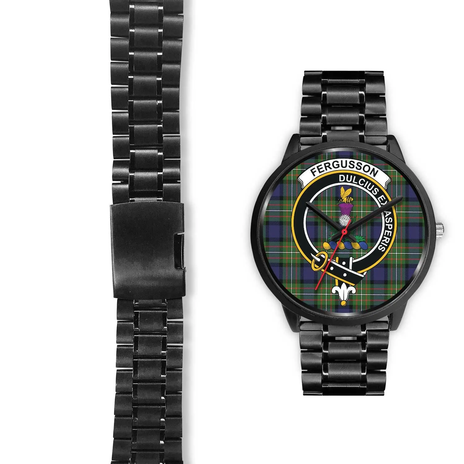 Fergusson Modern Clan Badge Tartan Black Watch