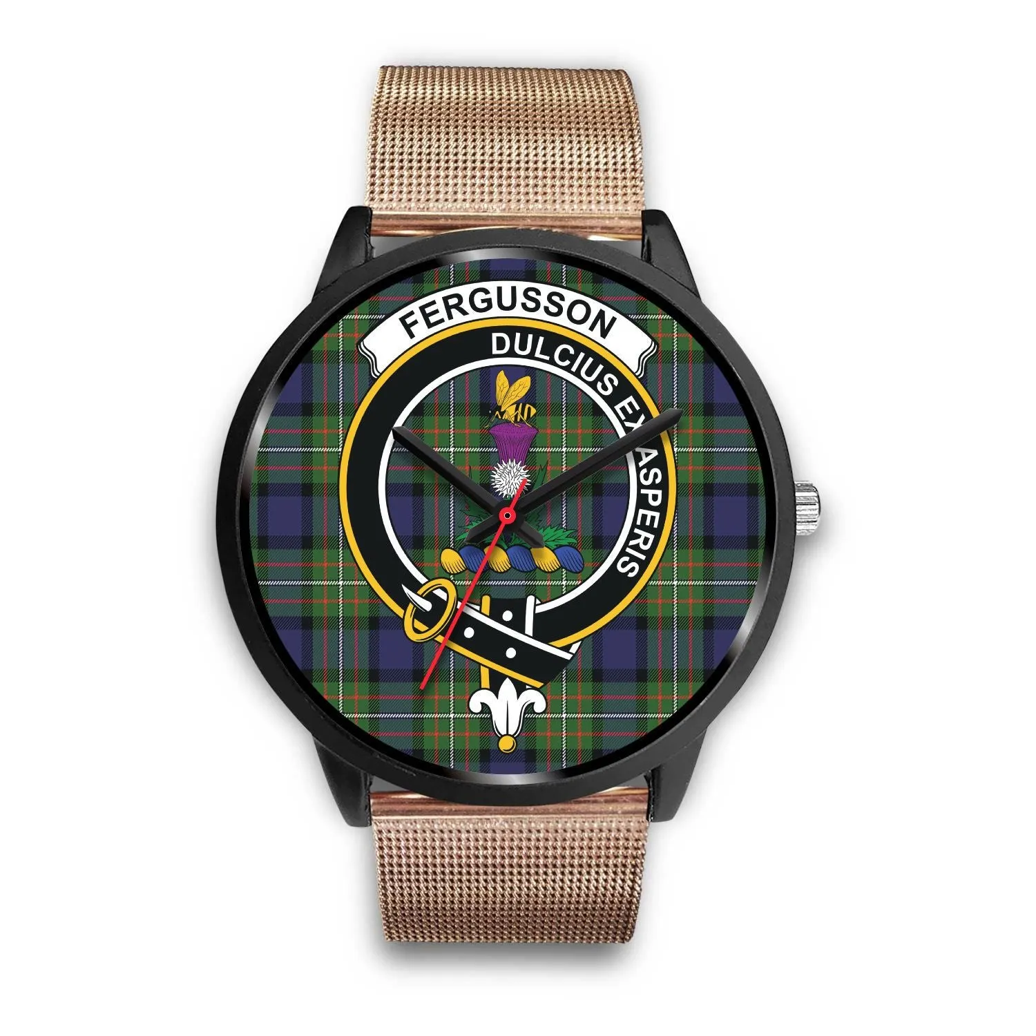 Fergusson Modern Clan Badge Tartan Black Watch