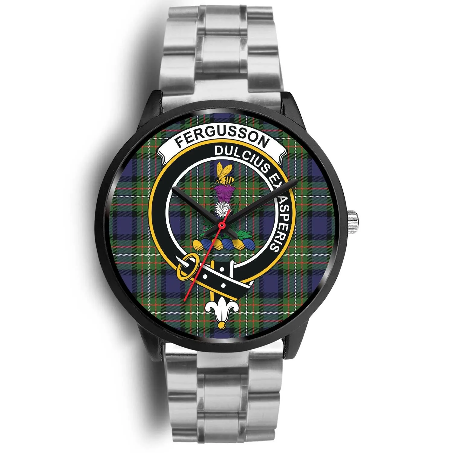 Fergusson Modern Clan Badge Tartan Black Watch