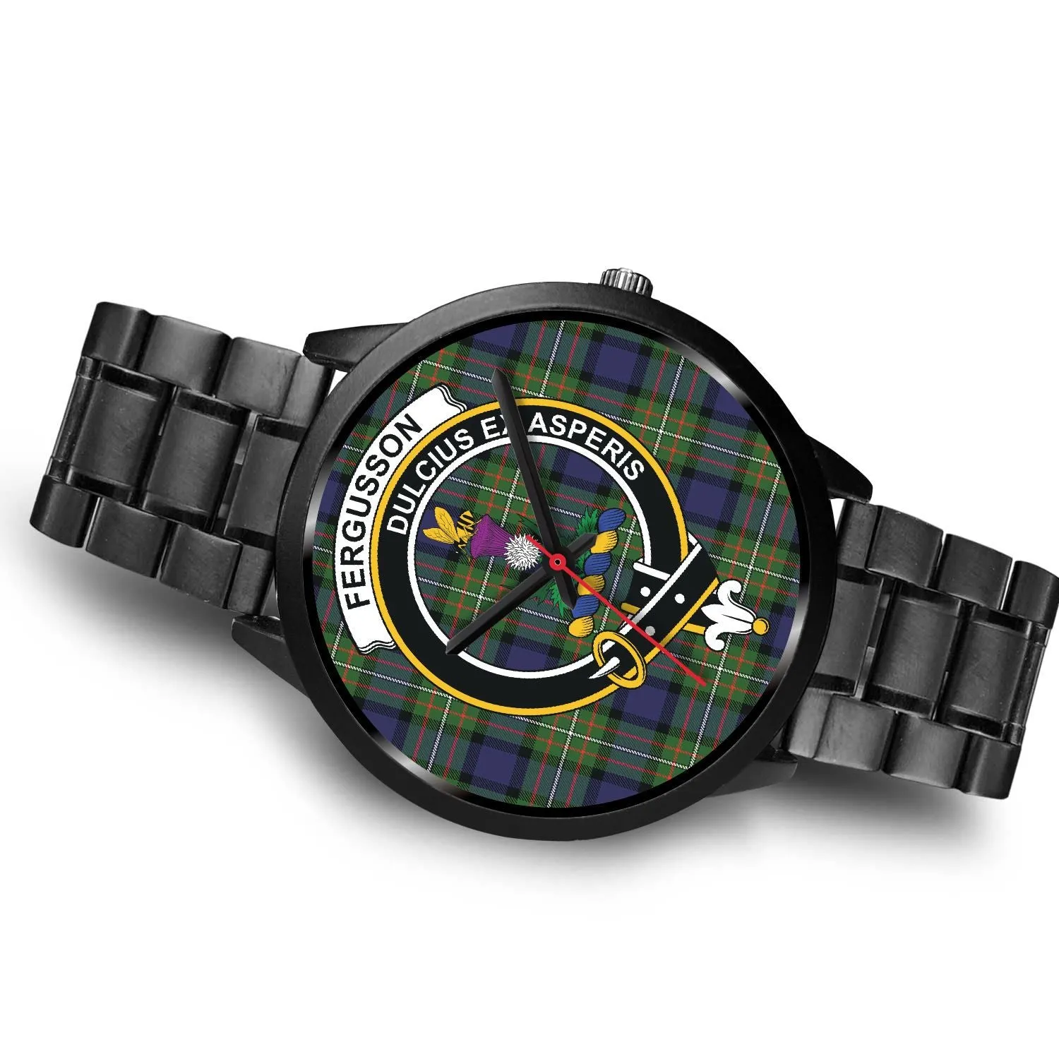 Fergusson Modern Clan Badge Tartan Black Watch