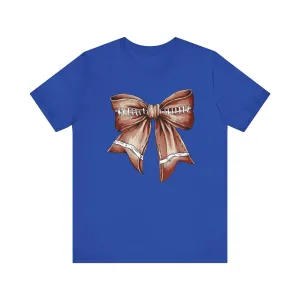 Football Bow Unisex Jersey Short Sleeve Tee