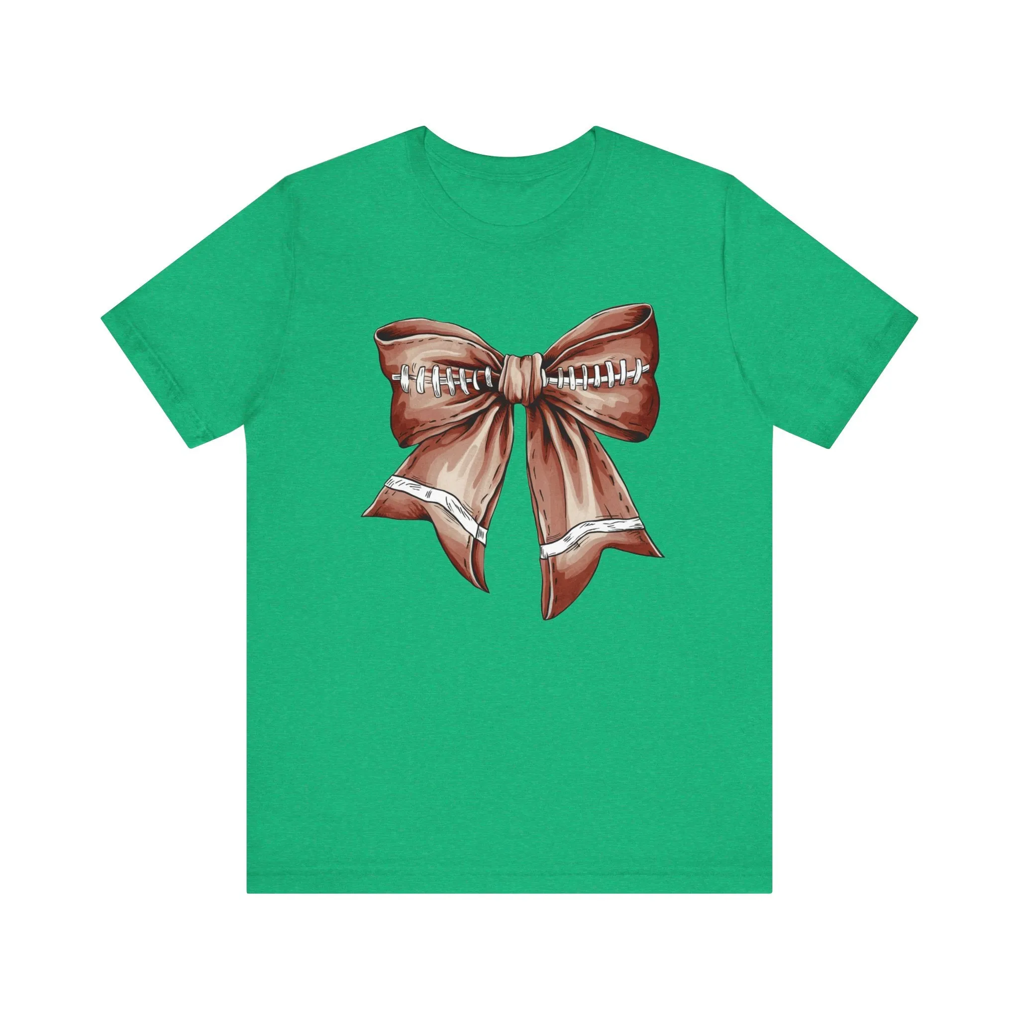 Football Bow Unisex Jersey Short Sleeve Tee