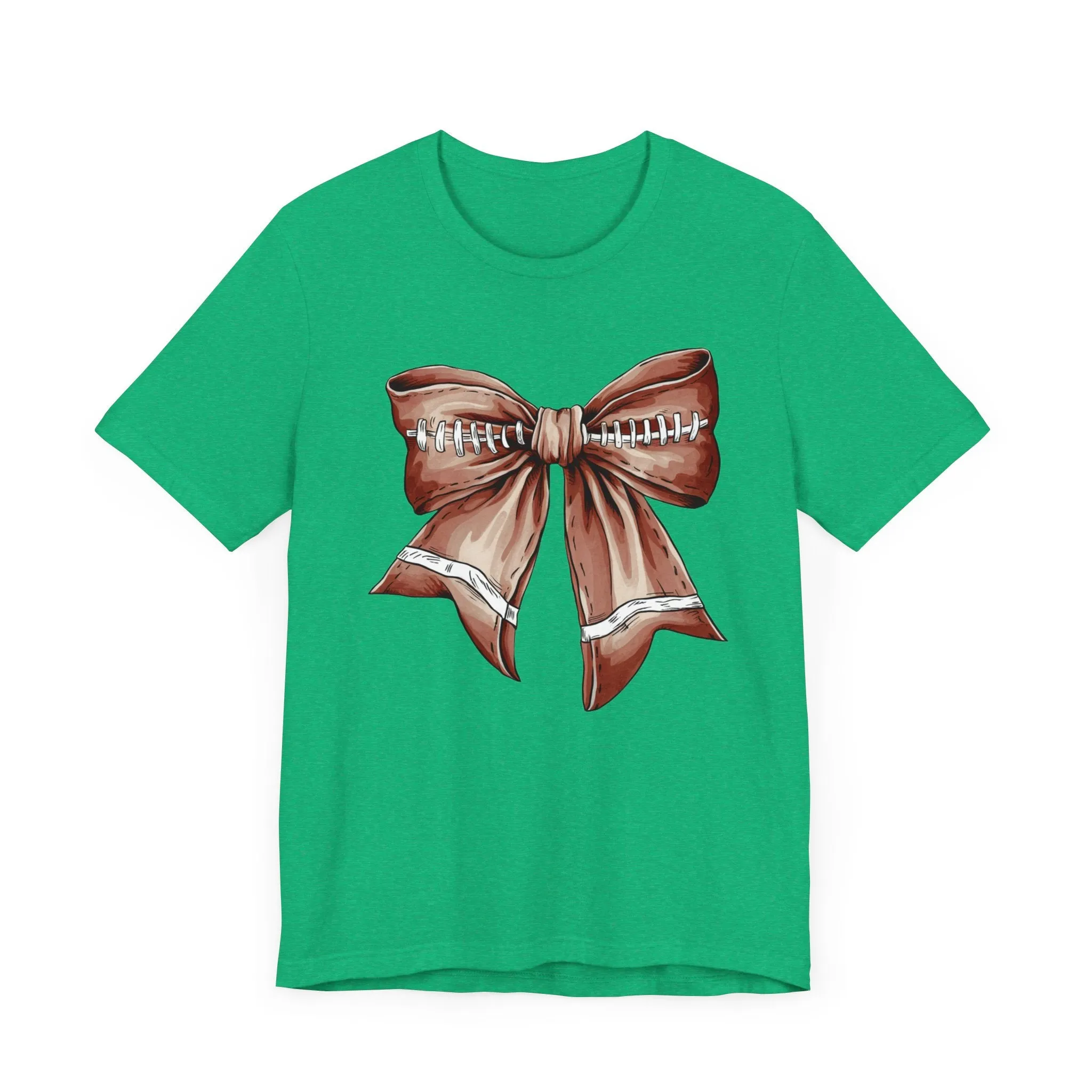 Football Bow Unisex Jersey Short Sleeve Tee