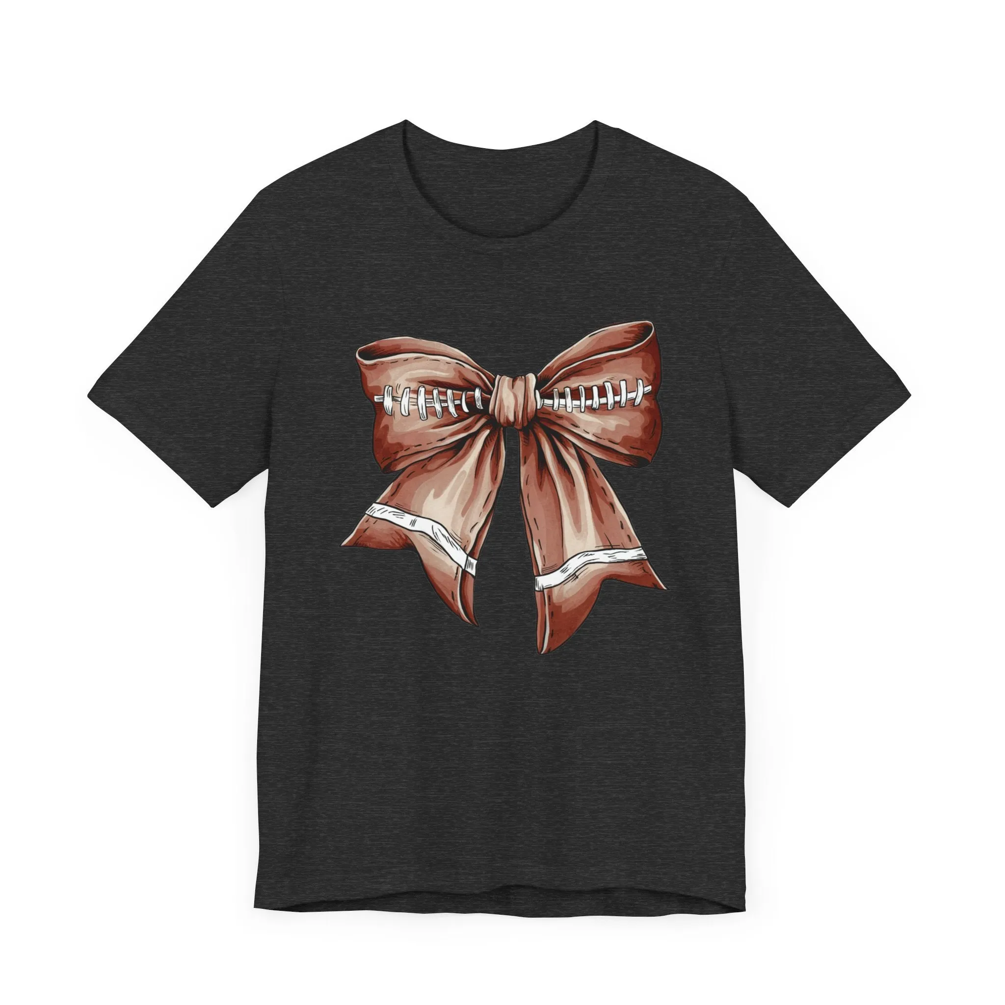 Football Bow Unisex Jersey Short Sleeve Tee