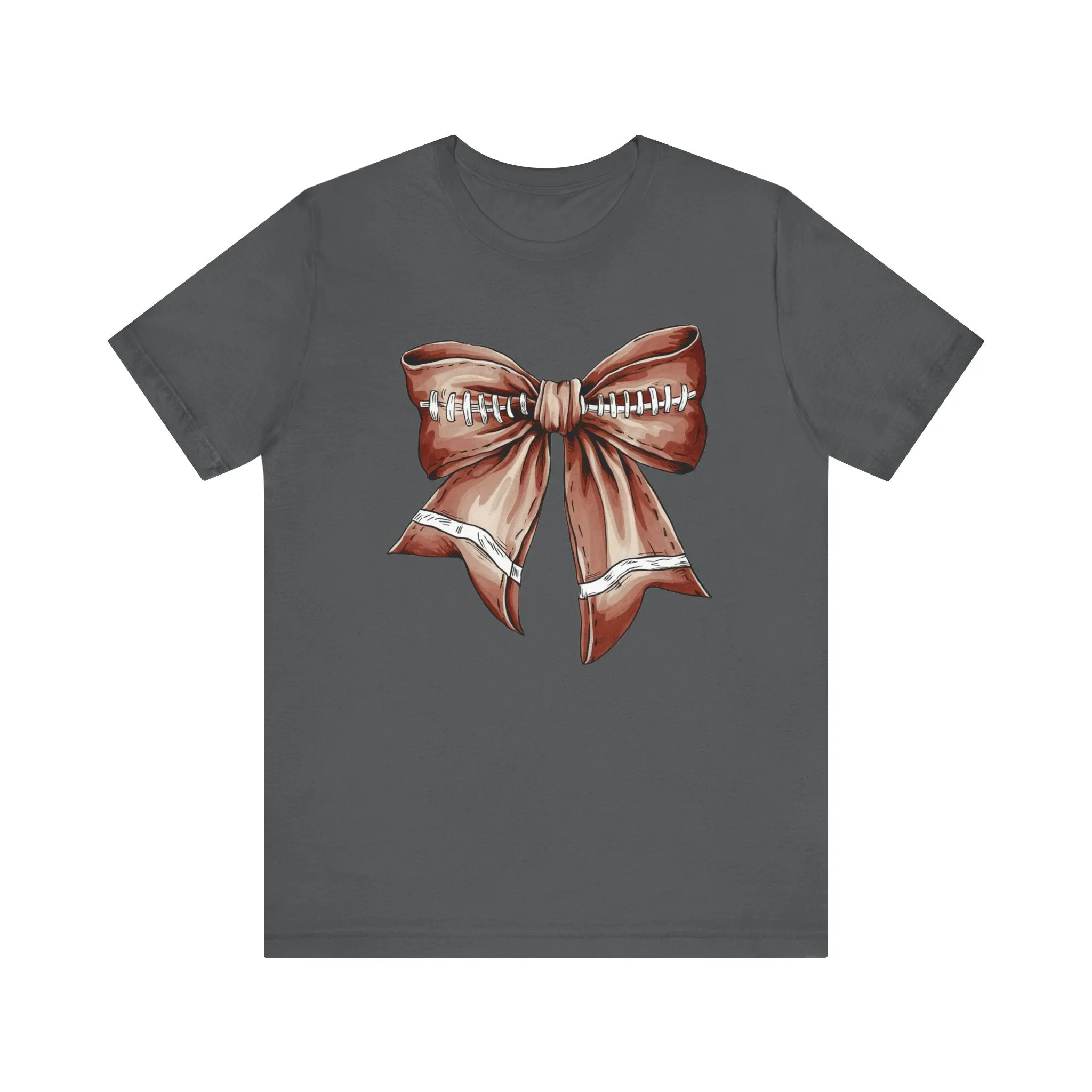 Football Bow Unisex Jersey Short Sleeve Tee