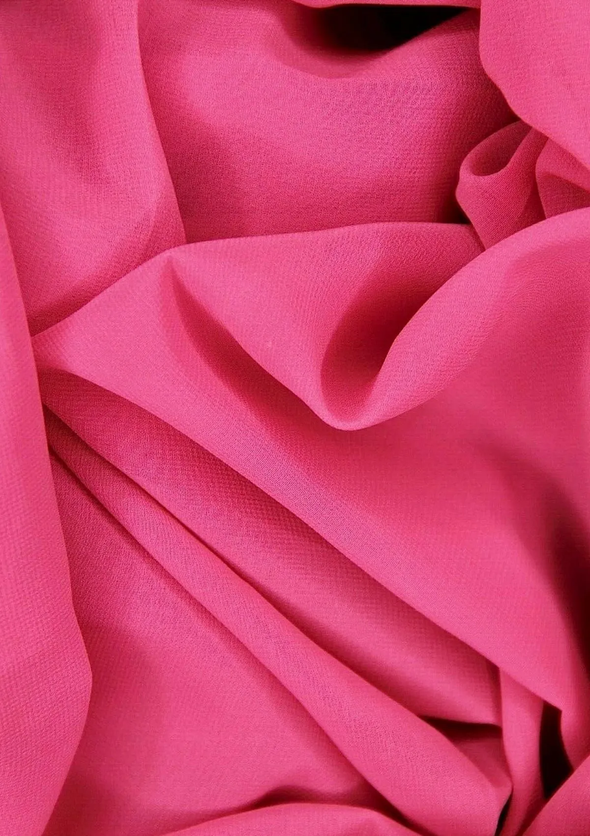 Georgette Chiffon Plain Crepe Dyed Fashion Fabric 60" Decoration, Craft & Dress ( GEORGETTE 2 )