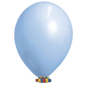 Globos Payaso 10in Balloon Pastel Light Blue 50ct