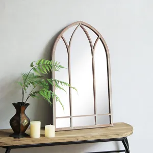 Gothic Arch Window Wall Mirror