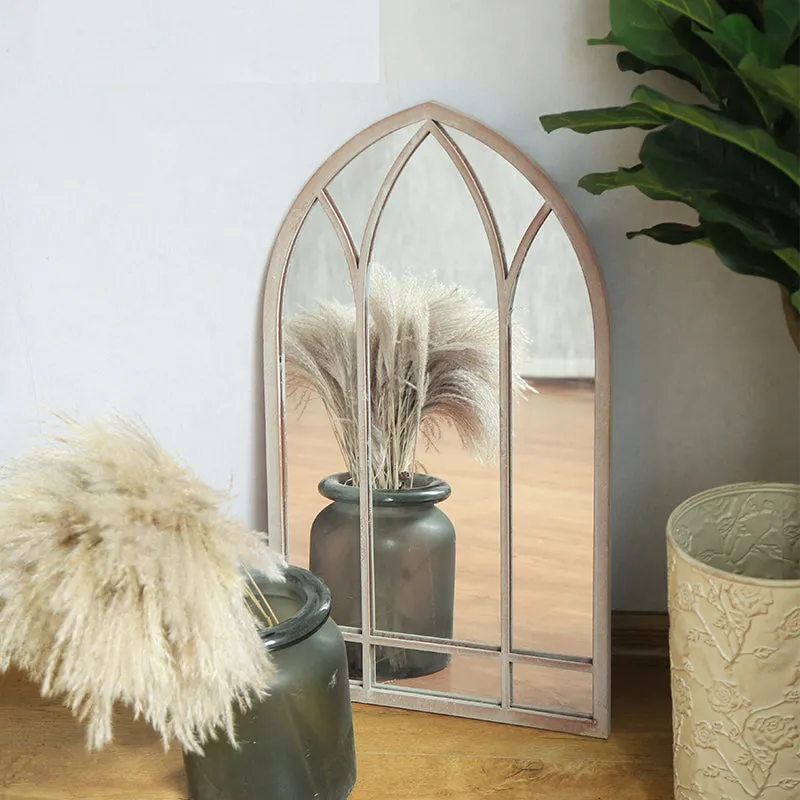 Gothic Arch Window Wall Mirror