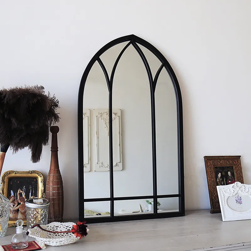 Gothic Arch Window Wall Mirror