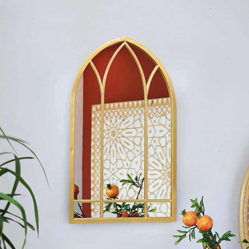 Gothic Arch Window Wall Mirror