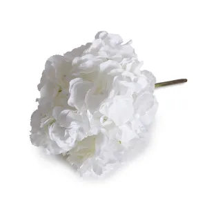 Hydrangea Stem, 21" L - White