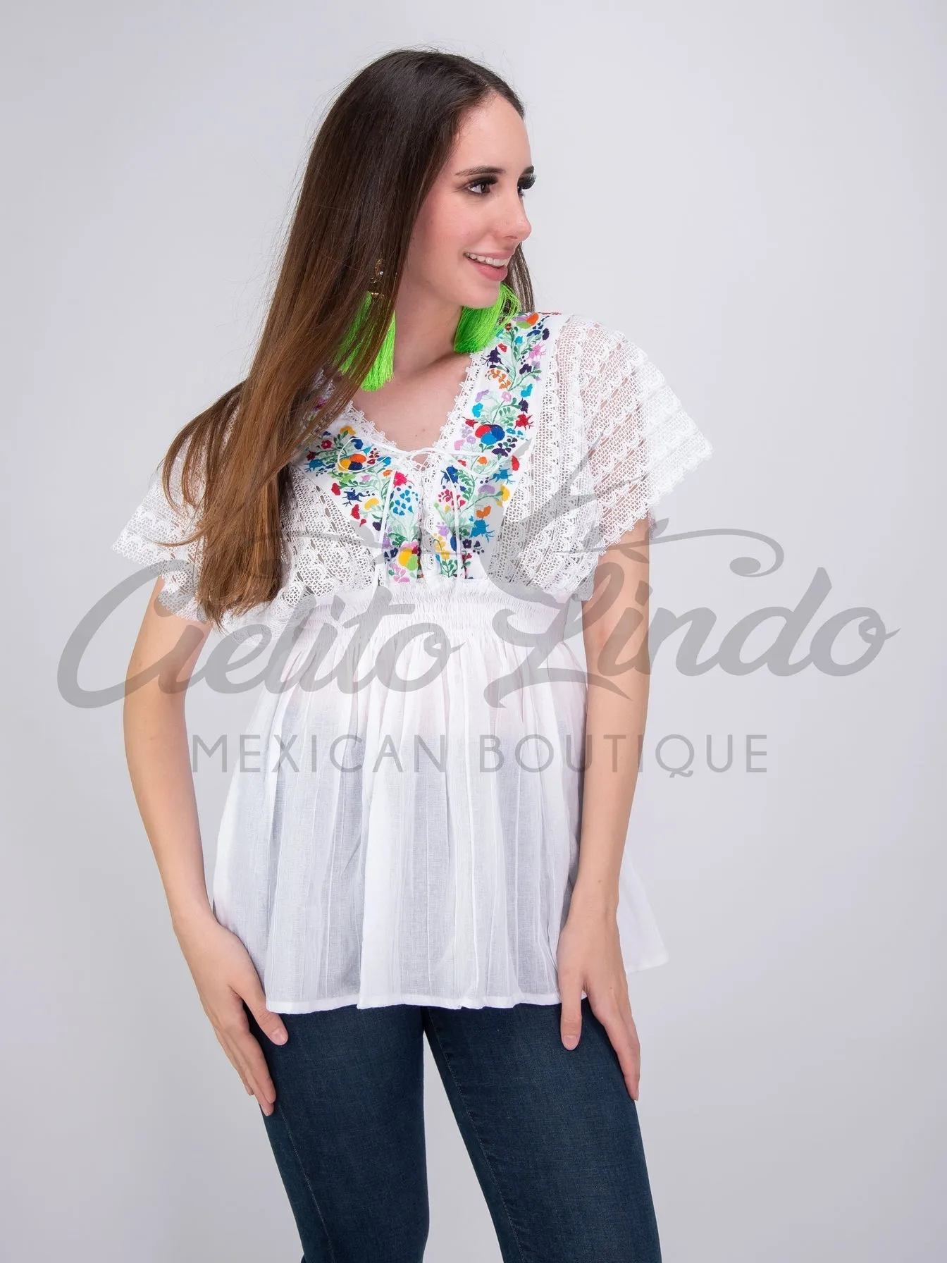 Jazmin Blouse White