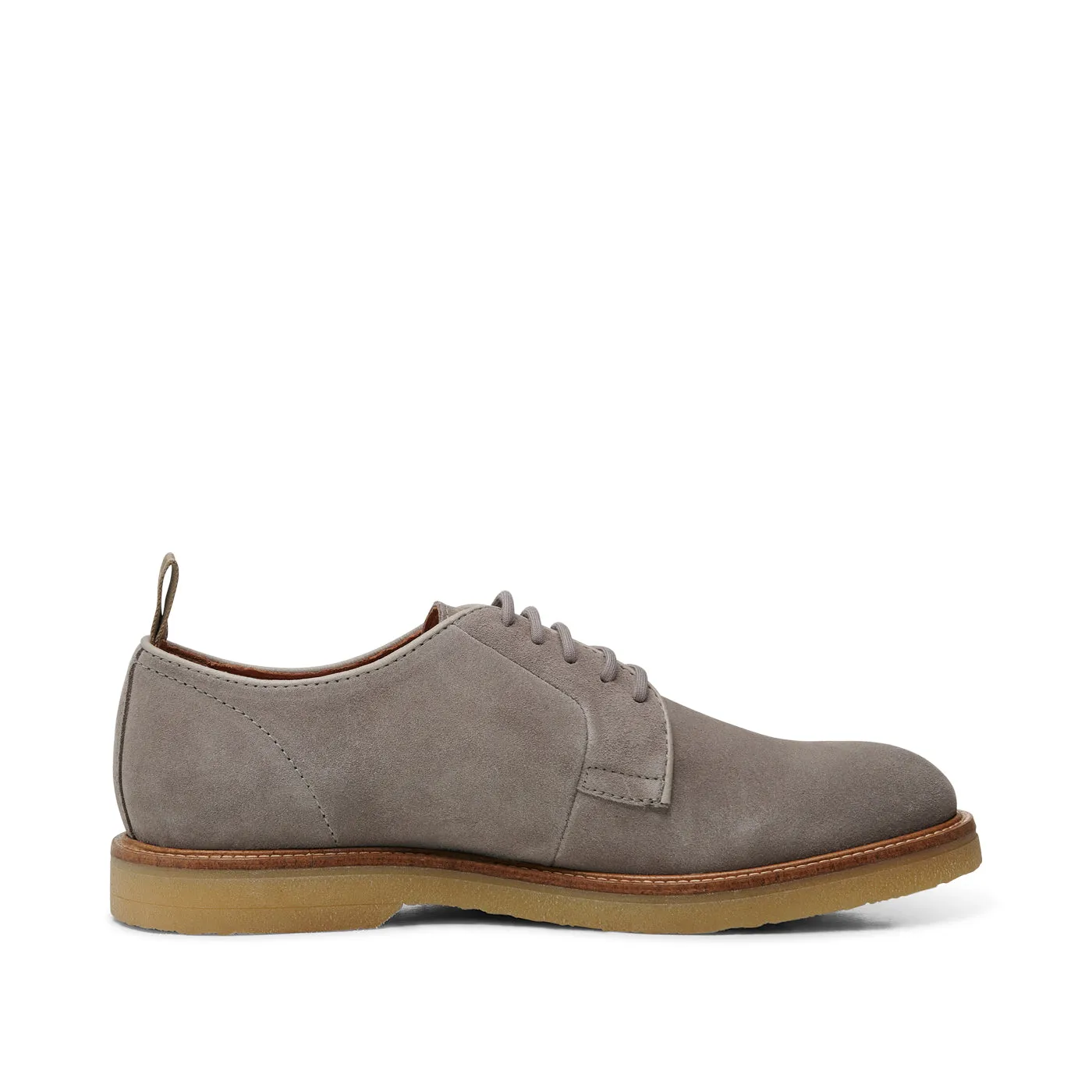 Kip derby water repellent suede - TAUPE