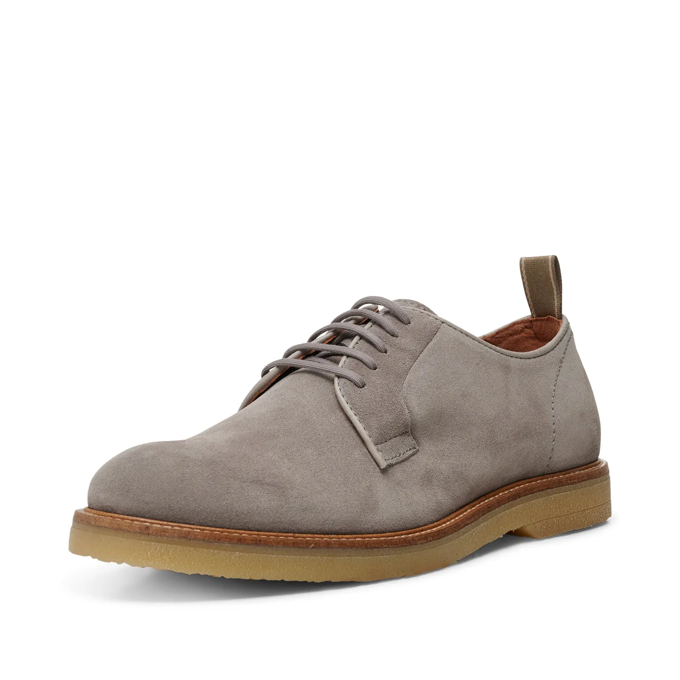 Kip derby water repellent suede - TAUPE