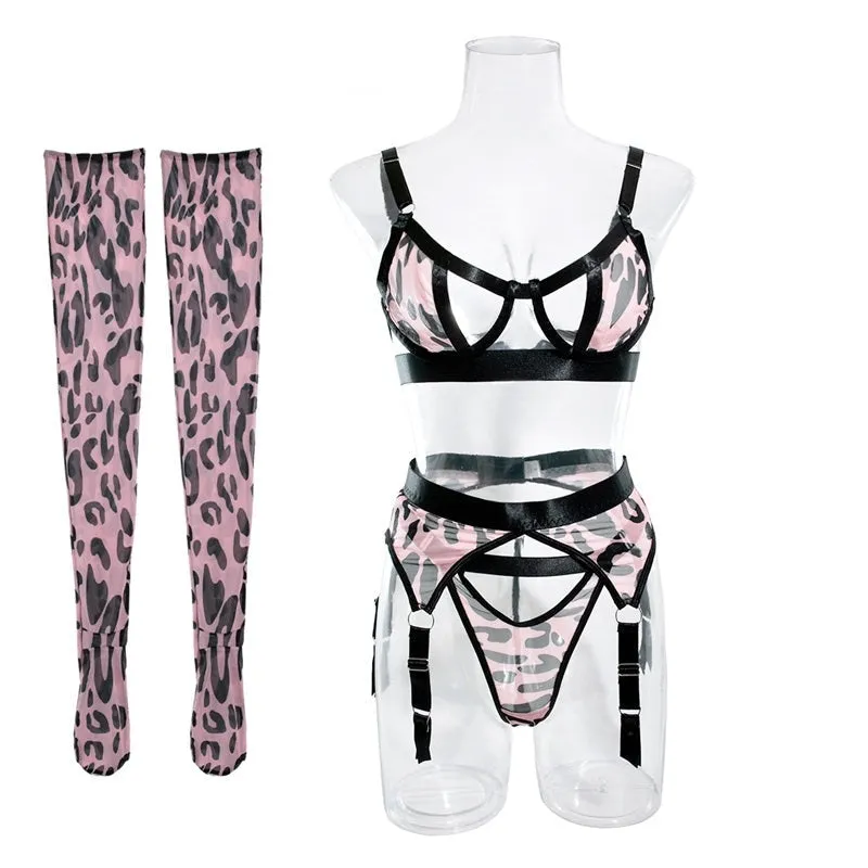 Level-Up Leopard Lingerie Set