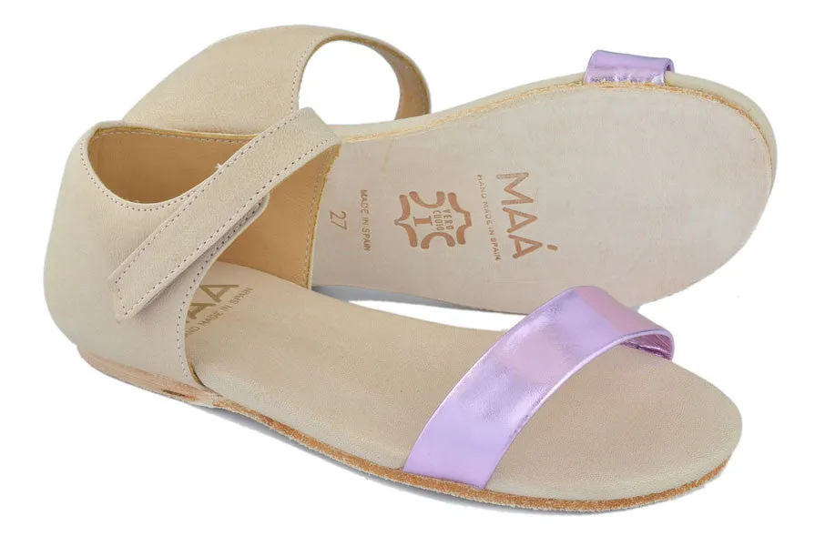 MAA Girls Metallic Pink and Blush Pink Sandal