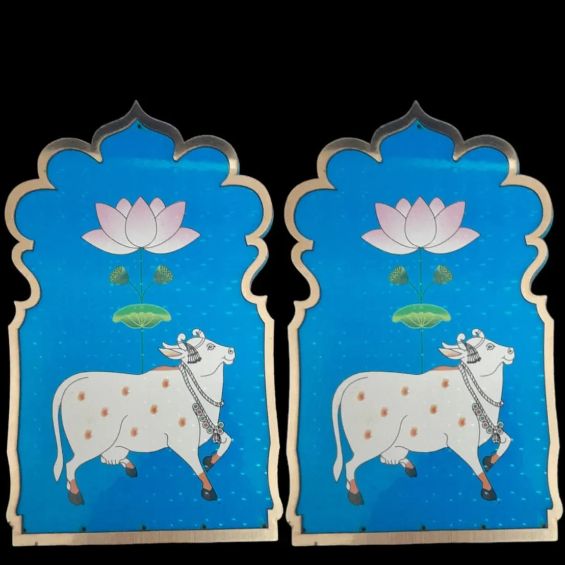 MDF cow 8" - set of 2