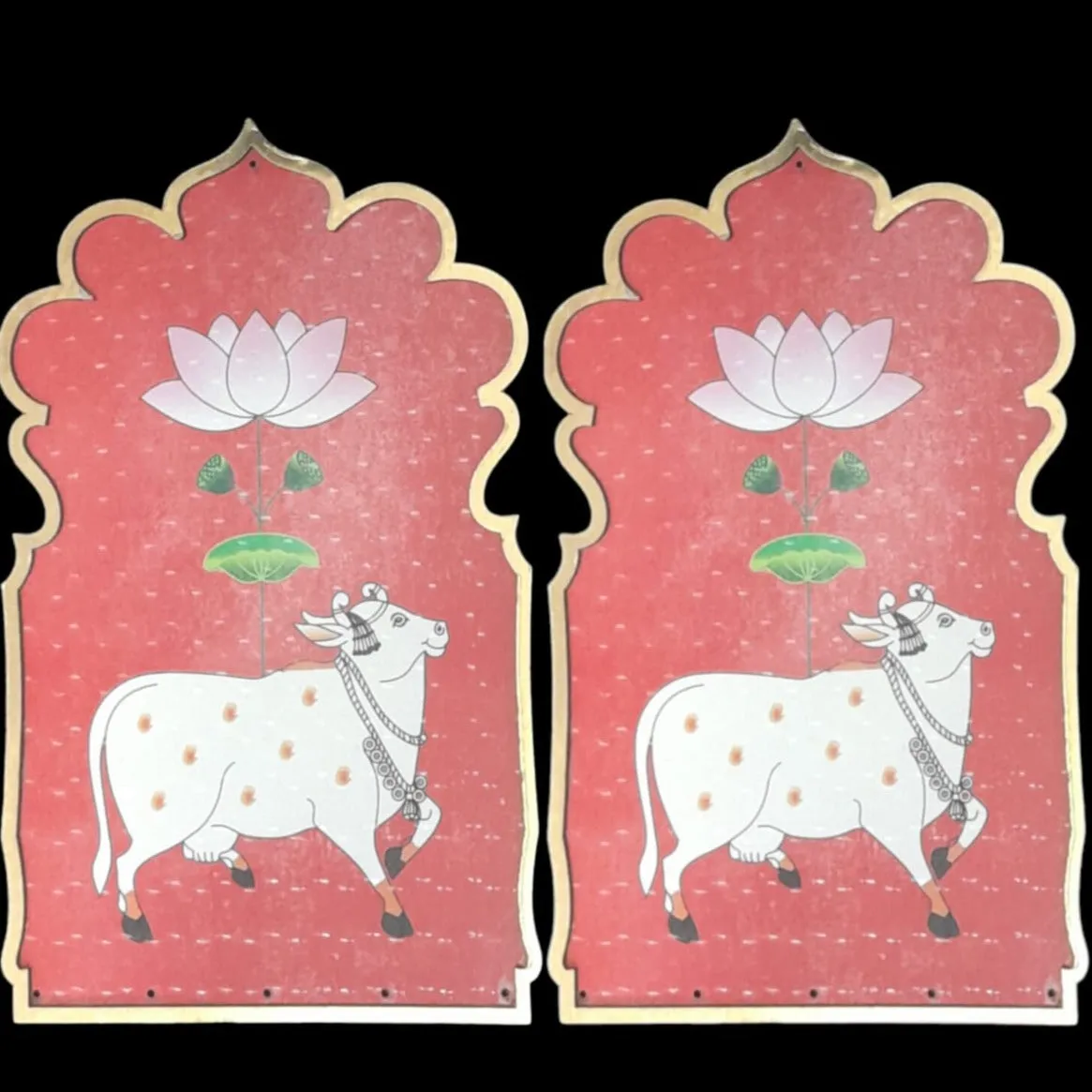 MDF cow 8" - set of 2