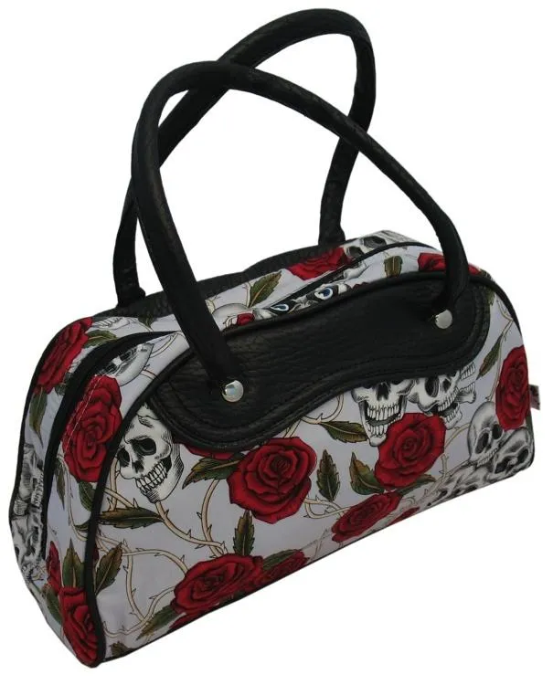 Medium Skulls and Roses Bag (Various Colours)