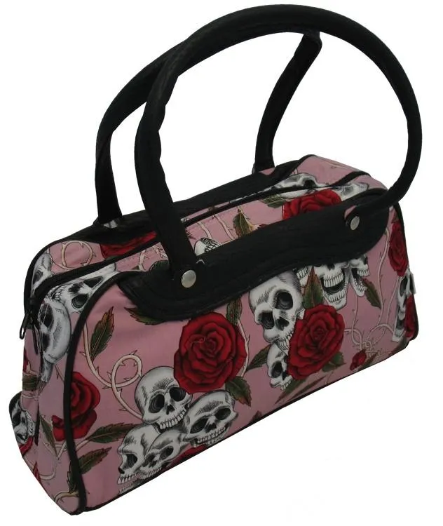 Medium Skulls and Roses Bag (Various Colours)