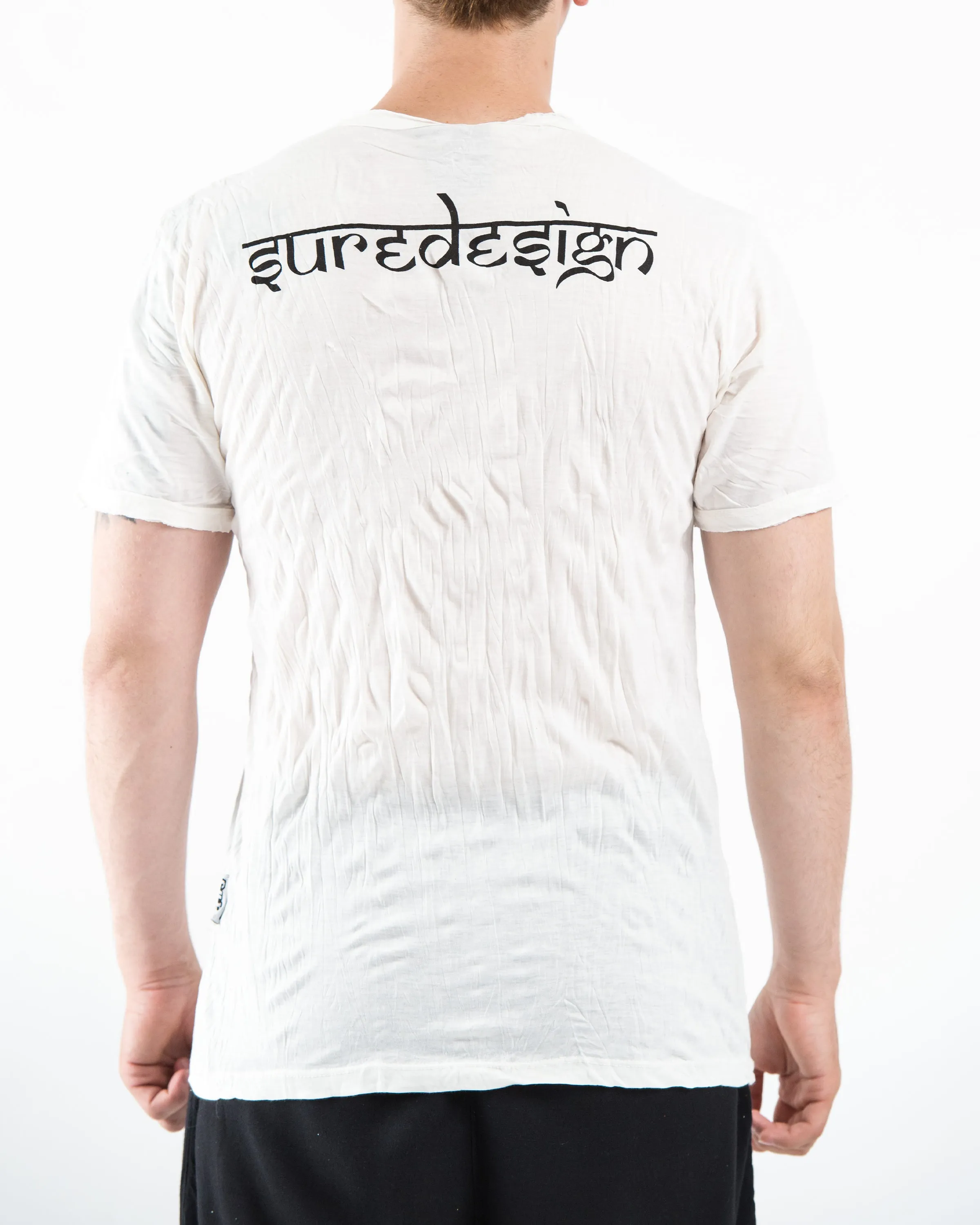 Mens Thai Tattoo T-Shirt in White