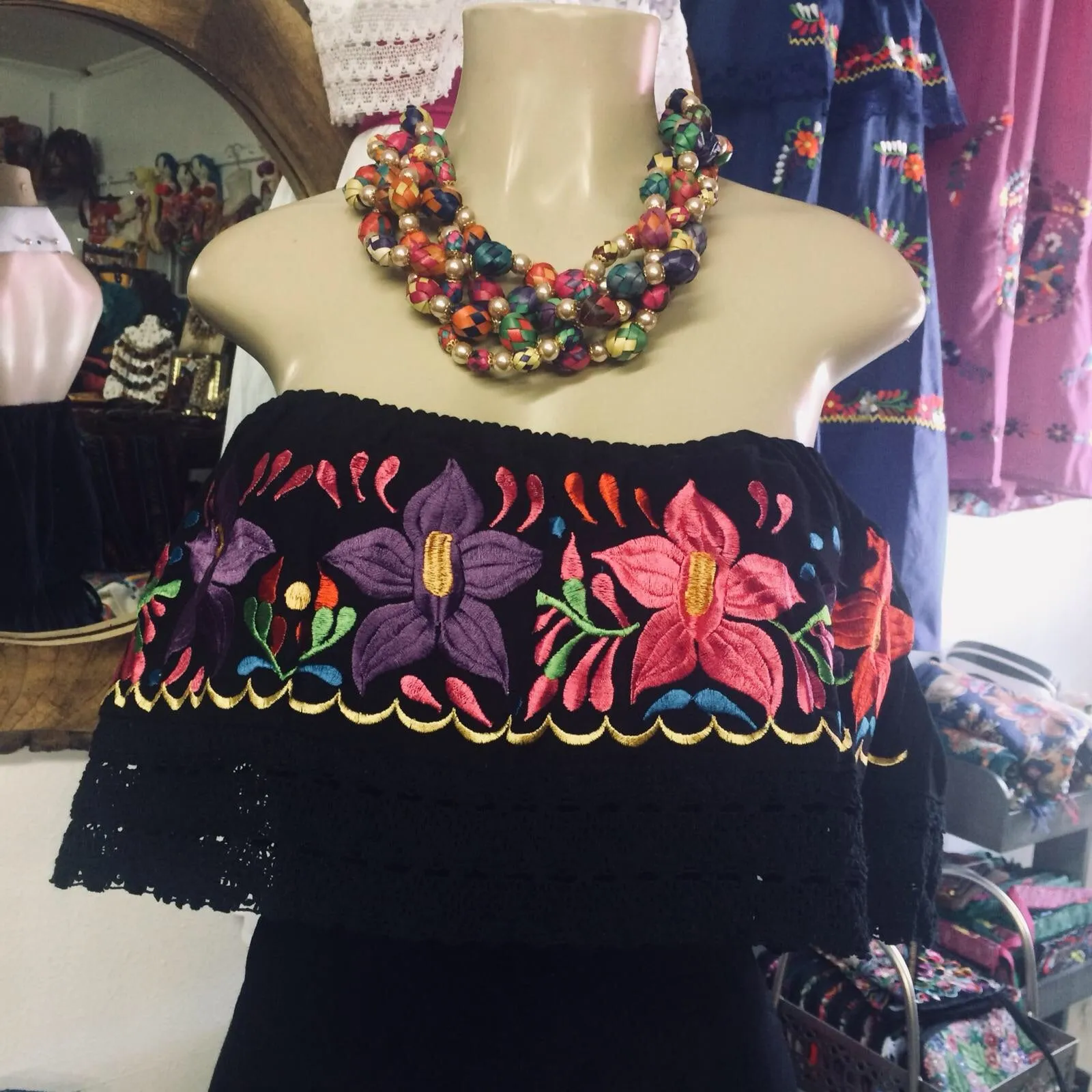 Mexican Dress Off the Shoulder Azalea