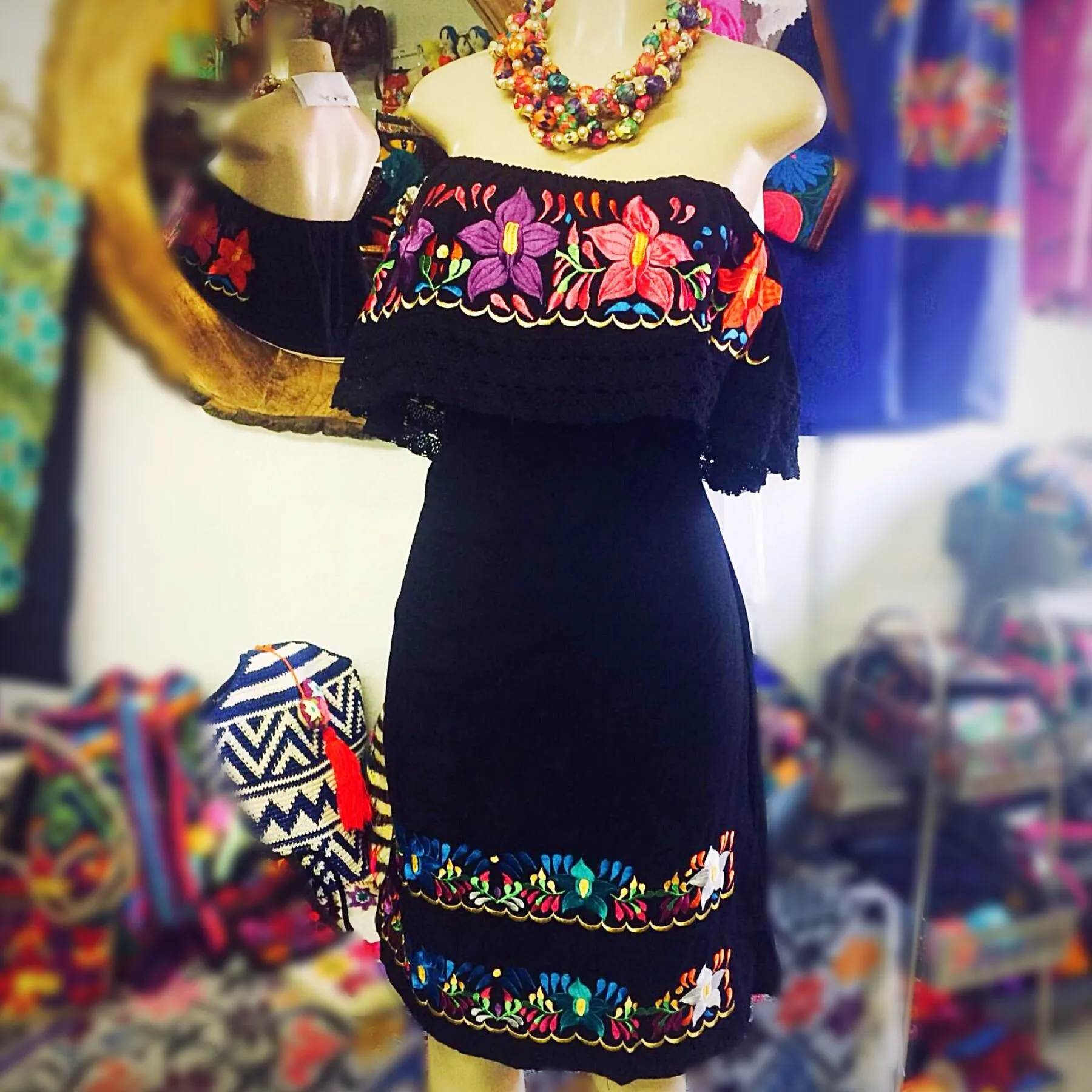 Mexican Dress Off the Shoulder Azalea