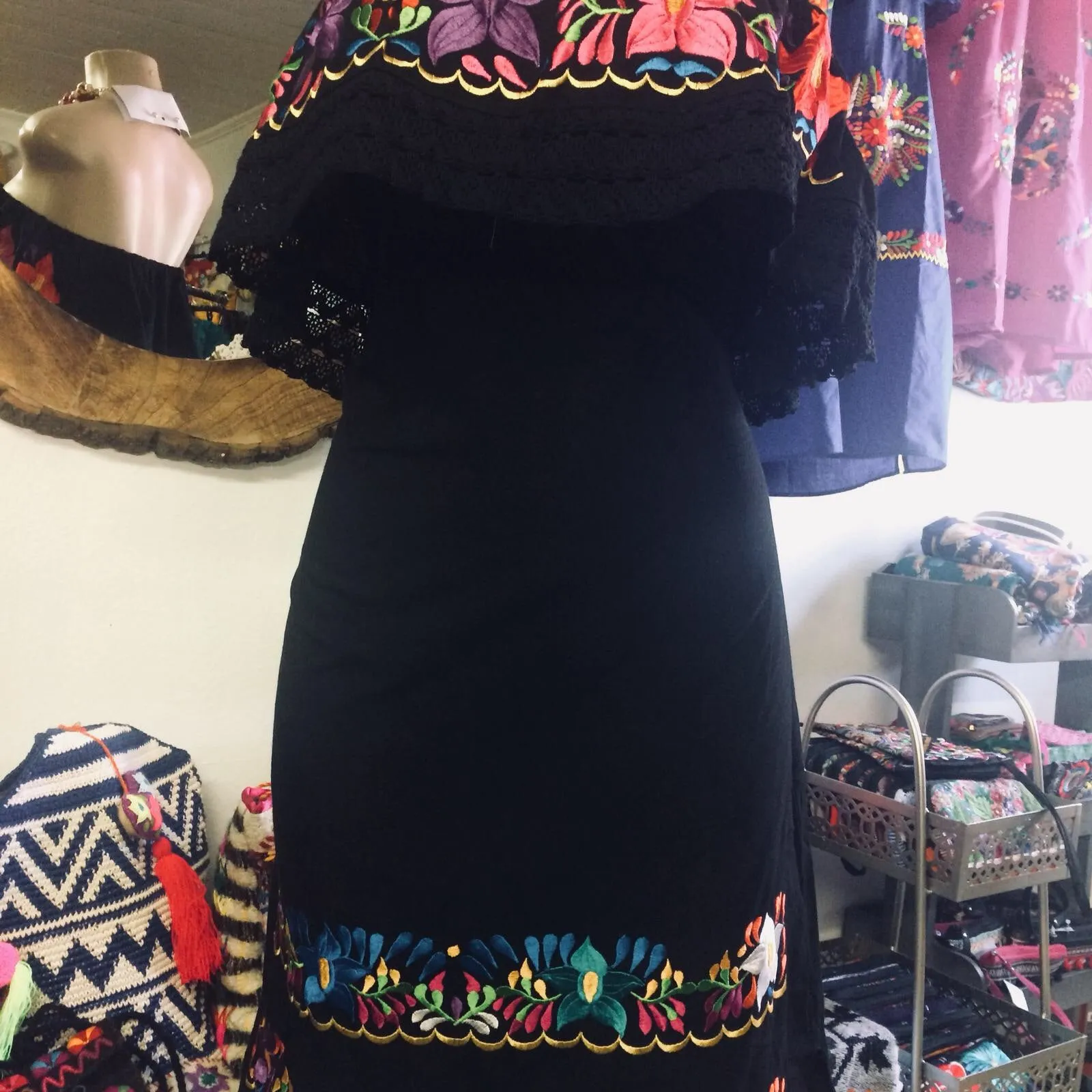 Mexican Dress Off the Shoulder Azalea